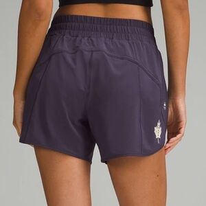 Lululemon Team Canada Track That MR Mid Rise Lined Short 5” Purple Size 4 Sz 4